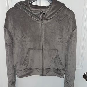 Skims velour hoodie